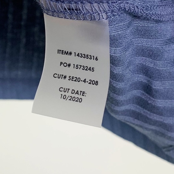 NWT Torrid Plus Size Ribbed Dolman Half Sleeve Lounge Tee Top In Blue - Picture 7 of 7